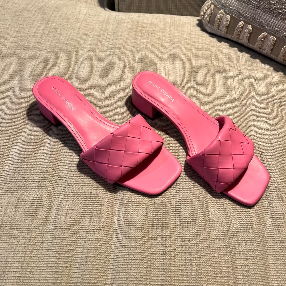 Marc Fisher Woven Heeled Sandal